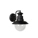 FIGO - Nástenné svietidlo - IP44 E27 L24 W21 H27cm - Čierna