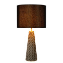 VELVET Table lamp E27/40W H47cm Grey/Black