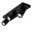 TAYLOR Ceiling Spotlight 3x GU10/5W IP44 DTW  Blac