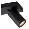 TAYLOR Ceiling Spotlight 2x GU10/5W IP44 DTW  Blac