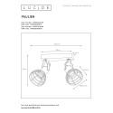 PAULIEN Ceiling spotlight 2xE27 60W Pink