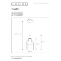 PAULIEN Pendant 1xE27 60W Pink