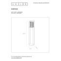 SANSA Floor lamp 1xE27/40W Black/Gold