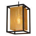 SANSA Pendant 1xE27/40W Black/Gold