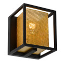 SANSA Wall light 1xE27/40W Black/Gold