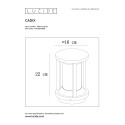 CADIX Outdoor Base lamp 22cm E27/max 15W led Black