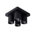 NIGEL Ceiling spotlight 4xGU10/5W Black