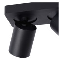 NIGEL Ceiling spotlight 2xGU10/5W Black