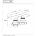 LANDA II SpotLED 2x5W Gu10 DTW White