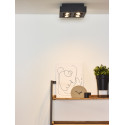 XIRAX - Stropné svietidlo - 4xGU10/5W LED DTW - Čierna (old 09119/20/30)