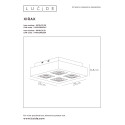XIRAX - Stropné svietidlo - 4xGU10/5W LED DTW - Čierna (old 09119/20/30)