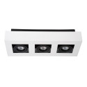 XIRAX - Stropné svietidlo - 3xGU10/5W LED  DTW - Biela - (old 09119/15/31)