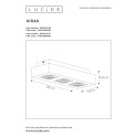 XIRAX - Stropné svietidlo - 3xGU10/5W LED  DTW - Biela - (old 09119/15/31)