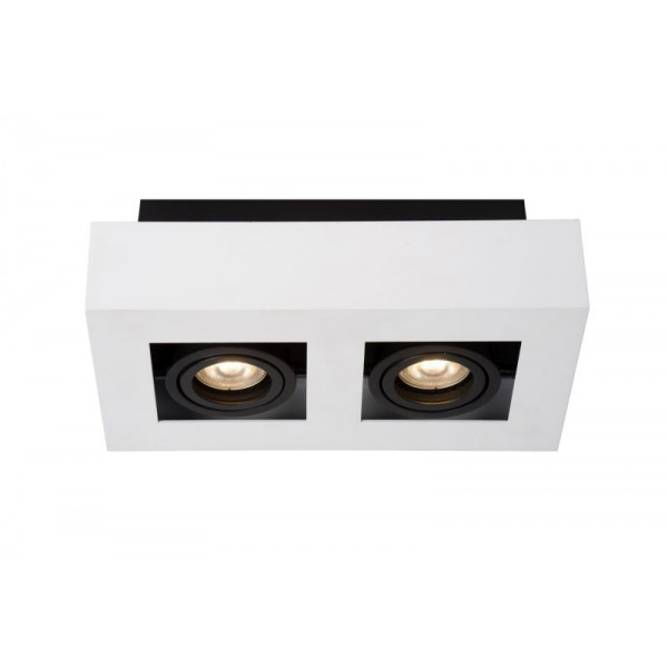 XIRAX - Stropné svietidlo - 2xGU10/5W LED DTW - Biela - (old 09119/10/31)