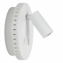 BENTJER - Nástenné svietidlo - Ø 14 cm - LED - 1x6W 3000K - Biela