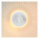 BENTJER - Nástenné svietidlo - Ø 14 cm - LED - 1x6W 3000K - Biela