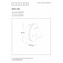 BENTJER - Nástenné svietidlo - Ø 14 cm - LED - 1x6W 3000K - Čierna