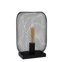 MESH - Stolová lampa - E27/60W H32.5 cm - čierna