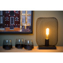 MESH - Stolová lampa - E27/60W H32.5 cm - čierna
