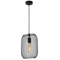 MESH - Závesné svietidlo - E27/60W 23.5/12/160cm - čierna