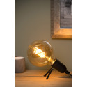 PUKKI - Stolná lampa - E27 40W - čierna