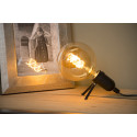 PUKKI - Stolná lampa - E27 40W - čierna