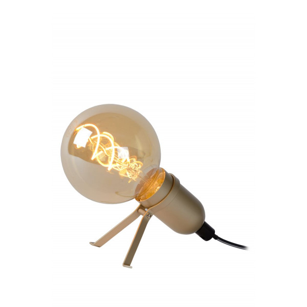 PUKKI - Stolová lampa - E27 40W - zlatá
