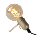 PUKKI - Stolová lampa - E27 40W - zlatá
