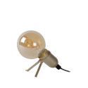 PUKKI - Stolová lampa - E27 40W - zlatá