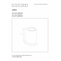 ZARO Wall spotlight Bathroom Round Black