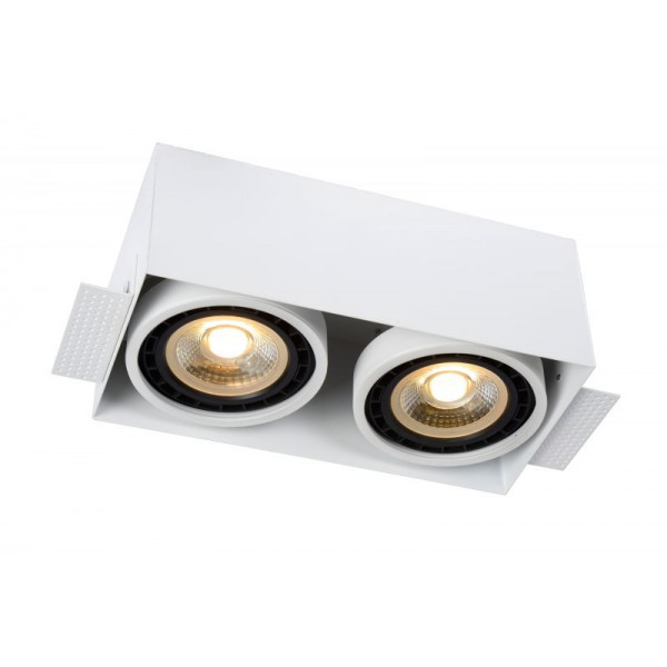 TRIMLESS Recessed spotlight 2xGU10 White