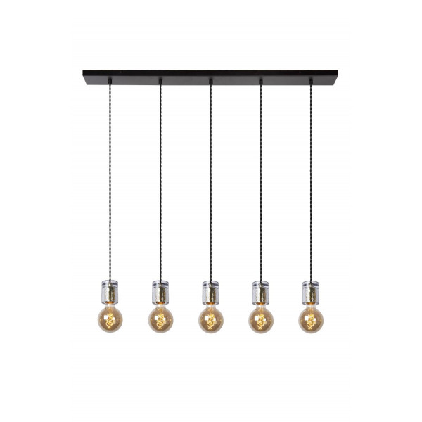 GELKA Pendant 5x E27/40W Bar Smoke glass