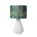 SERENOA Table lamp L E27/25W White / Green