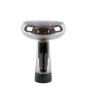 LISTELLE Table lamp E27/40W Smoke Glass/Green Marb